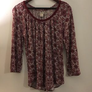 Lucky Brand quarter length top